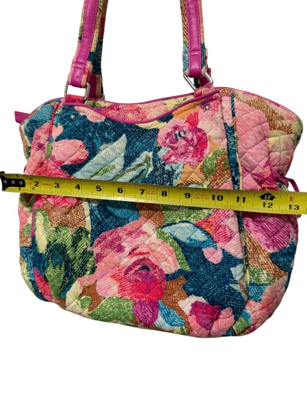 Vera Bradley Retired Super Bloom Glenna Satchel Shoulder Bag Purse - Picture 7 of 16